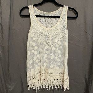 Beautiful cream tank top